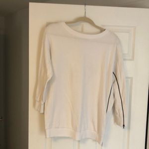 Allsaints white sweatshirt